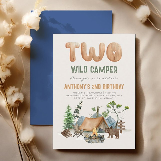 Invitación Cumpleaños salvaje en el bosque 2º (Subido por el creador)
