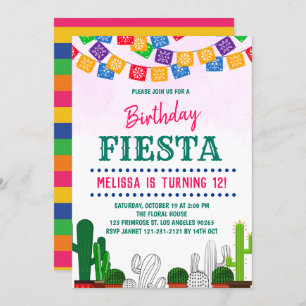 Invitación Cumpleaños santo de Cinco de Mayo del mexicano del