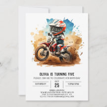 Cumpleaños simple de la motocicleta Boho