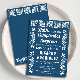 Invitación Cumpleaños sorpresa del hombre en Talavera español