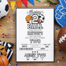 Cumpleaños Temático de Deportes de 2 Pelotas para