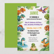 Cumpleaños Temático de Dinosaurios para Niños