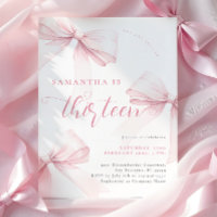 Cumpleaños Trece de Lazos Rosados
