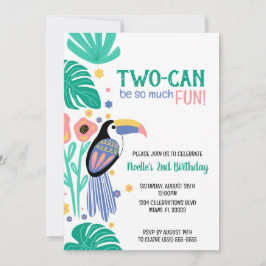 Invitación Cumpleaños Tropical (Turcano) de TWO-CAN
