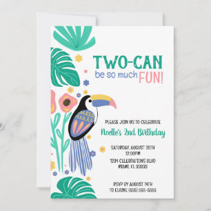 Invitación Cumpleaños Tropical (Turcano) de TWO-CAN