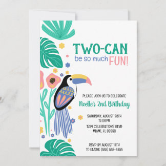 Invitación Cumpleaños Tropical (Turcano) de TWO-CAN