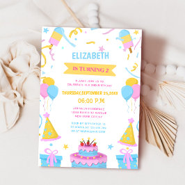 Invitación cumpleaños único y extremadamente lindo