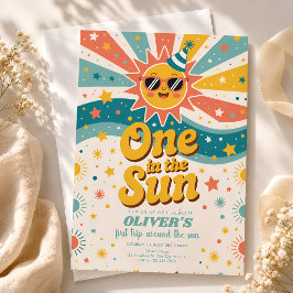 Invitación Cumpleaños uno bajo el sol 