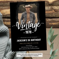 Cumpleaños Vintage 50
