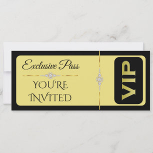 Invitación Cumpleaños VIP Exquisit Cumpleaños