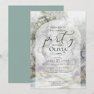 Invitación CUMPLEAÑOS Whispering Woods Fantasy
