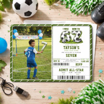 Cumplí 6 años, Ahora Tengo 7 Fútbol Cumpleaños – P