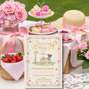 Invitación Cumpliendo un año más de vida Cumpleaños de niña n