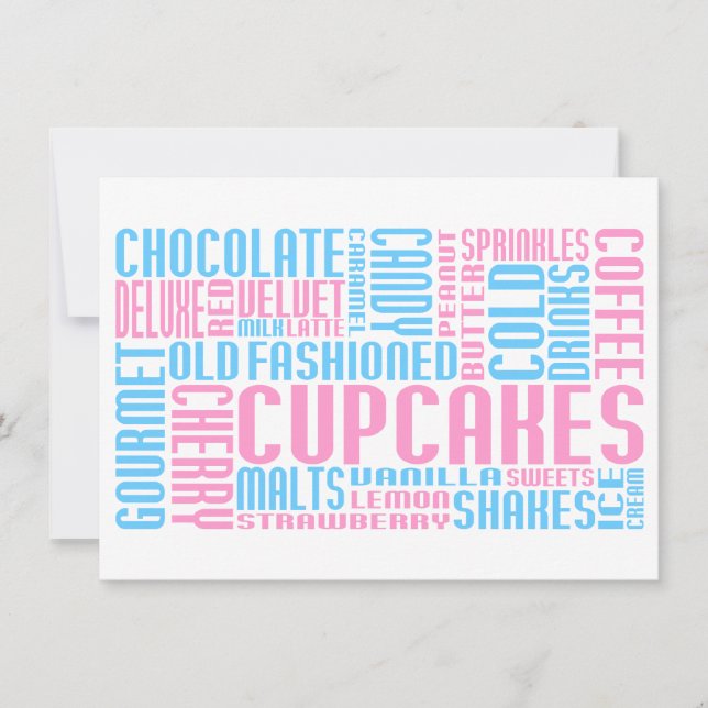 Invitación cupcak chitChat (Anverso)