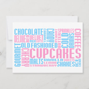 Invitación cupcak chitChat