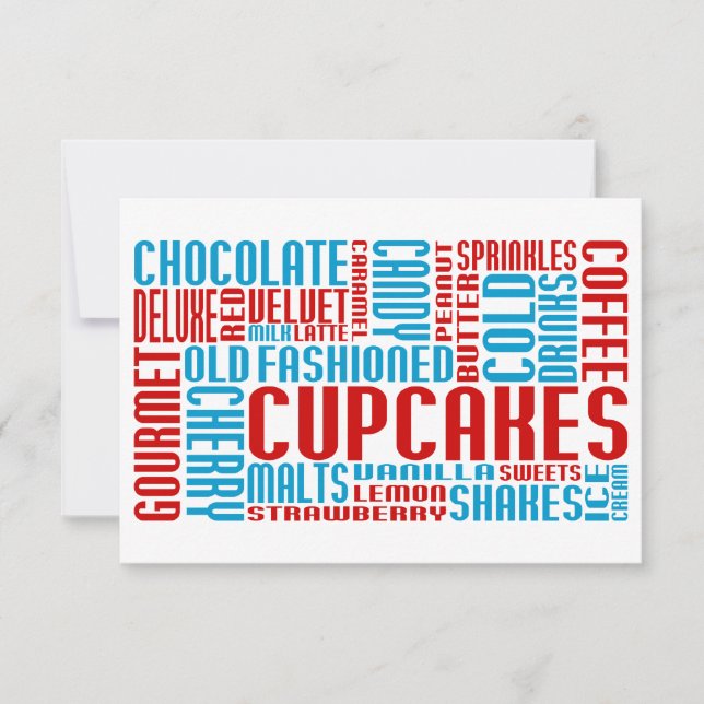 Invitación cupcakes chitChat (Anverso)