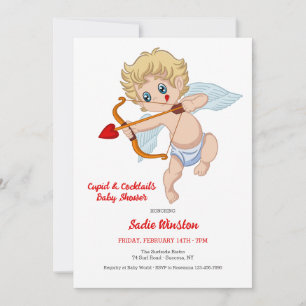 Invitación Cupid Baby Shower