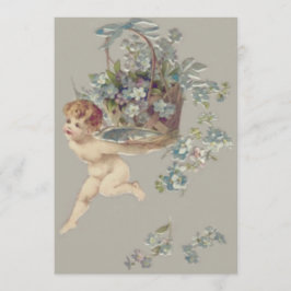 Invitación Cupido Querubín Ángel Nomeolvides