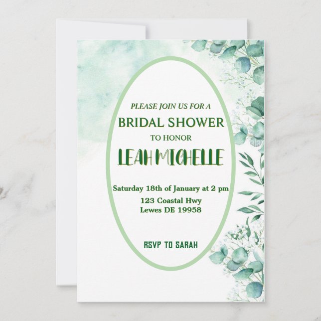 Invitación Curación feliz (Anverso)