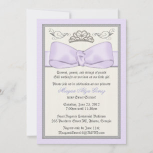 Invitación curada a princesa púrpura