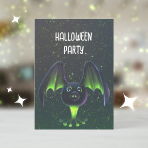 Invitación curada de Fiesta para niños de Hallowee
