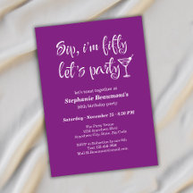 Curioso trago moderno Soy el cumpleaños 50 de la m