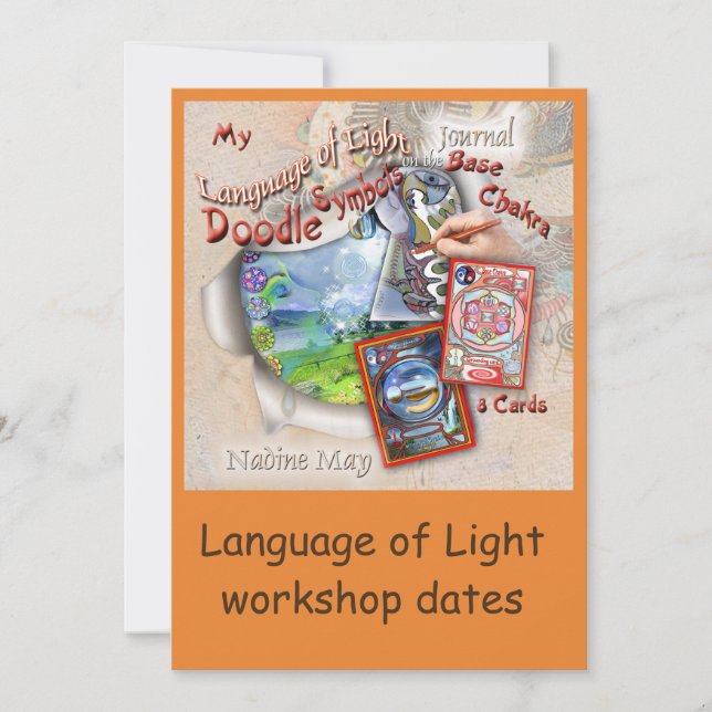 Invitación Curso práctico sobre el lenguaje de la luz (Anverso)