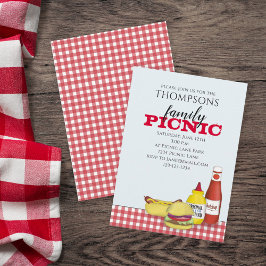 Invitación Curso verano picnic moda Cocina de moda caprichosa