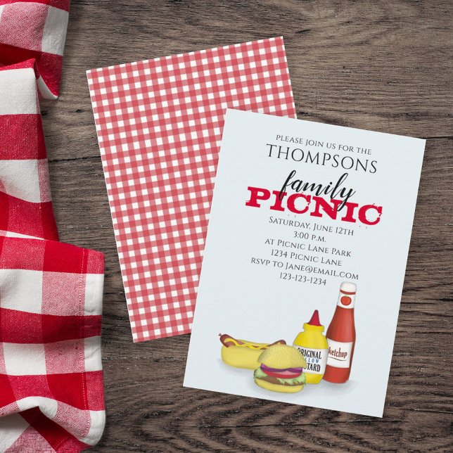 Invitación Curso verano picnic moda Cocina de moda caprichosa (Subido por el creador)