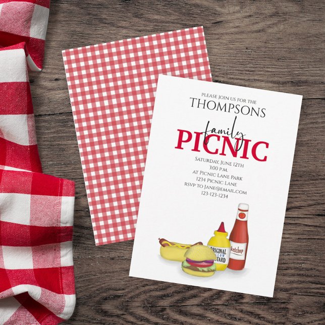 Invitación Curso verano picnic moda Cocina de moda caprichosa (Subido por el creador)
