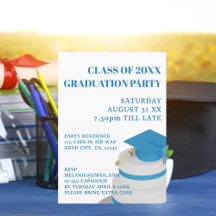 Cursos De Graduación De La Escuela Secundaria Azul