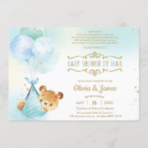 Curte Teddy Bear Baby Shower virtual por Mail Boy