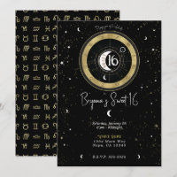 Custom Astrology Sol y signo de luna Dulces 16   
