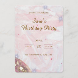 Invitación Custom Birthday Party Invitation