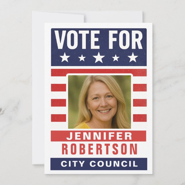 Invitación Custom Campaign Election (Anverso)