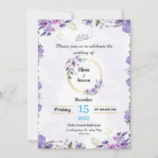 Invitación Custom Cedding Invitation Design