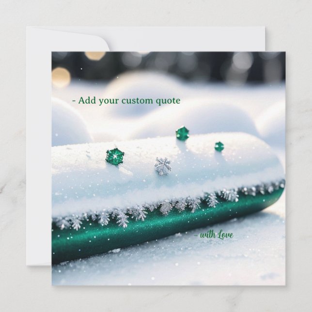 Invitación Custom Christmas (Anverso)