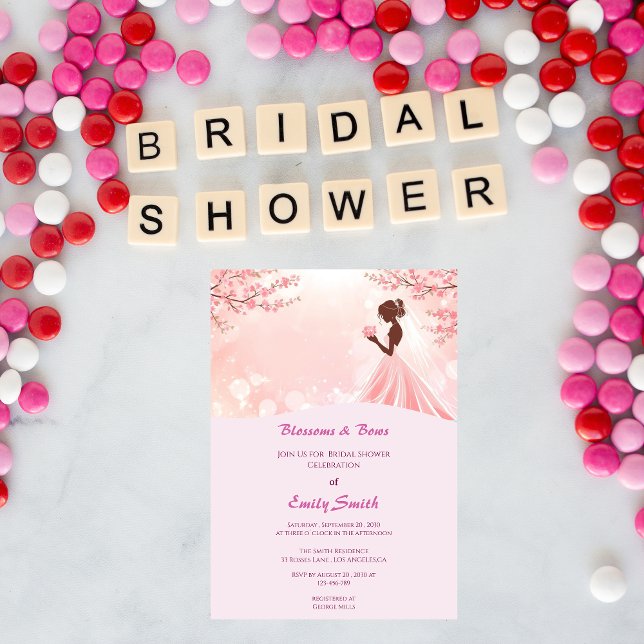 Invitación Custom Photo Soft Anime Bridal Shower (Subido por el creador)