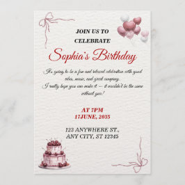 Invitación customizable 