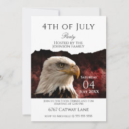 Invitación Customizable 4th of July Party Invitation