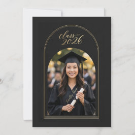 Invitación Customizable Graduate Celebration Invite | Elegant