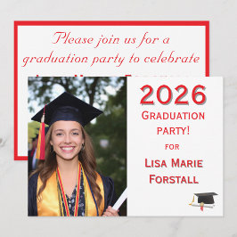 Invitación Customizable Graduation