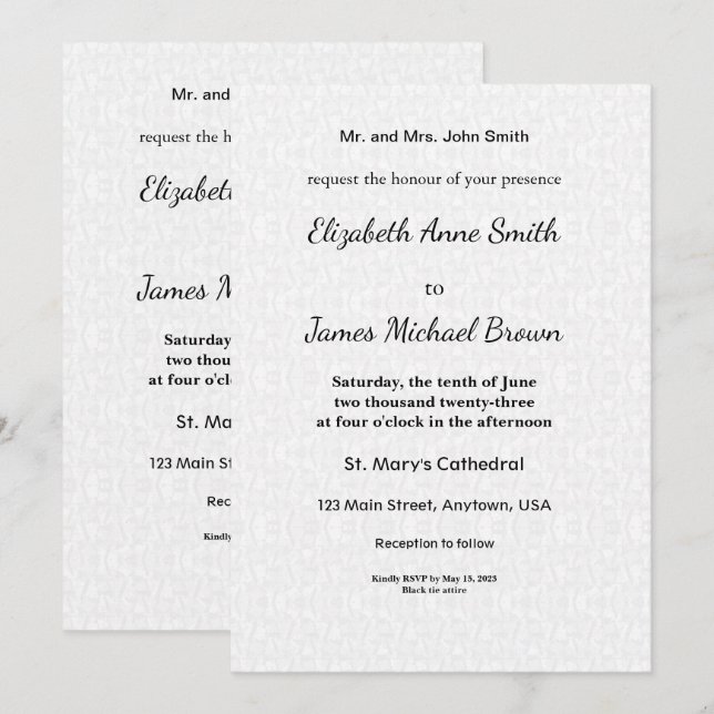 Invitación Customizable Milestone Celebration Cards (Anverso / Reverso)