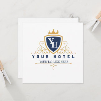 Invitación Customize Luxury hotel business company restaurant