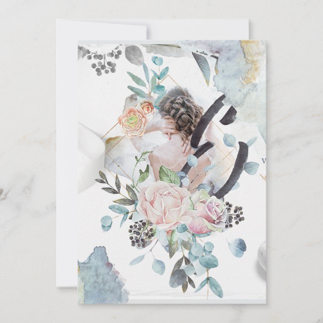 Invitación Customizsible  Wedding design (Anverso)