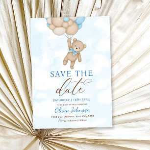 Invitación Cute Bear Save the Date