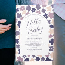 Cute Boho Daisy Baby Shower