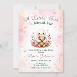 Invitación Cute Boo debe ser Personalizado Chica de otoño ros