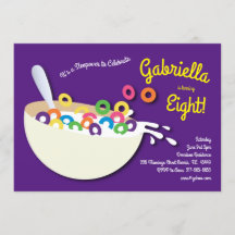 Cute Cereal Bowl Niños Sleepover Fiesta de Cumplea