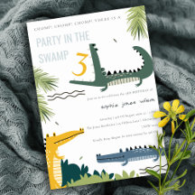Cute Chomp Alligator Swamp Cualquier niño de edad